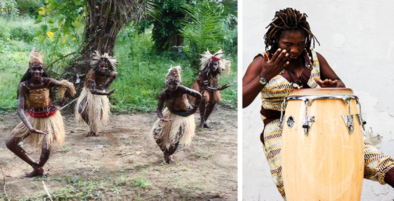 L’International ballet Tamawata du Congo et Huguette Tolinga Lola