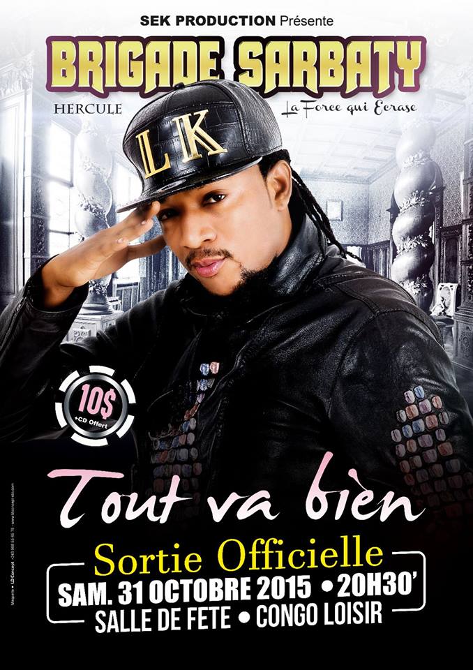 L’affiche annonce de la sortie de l’album Tout va bien