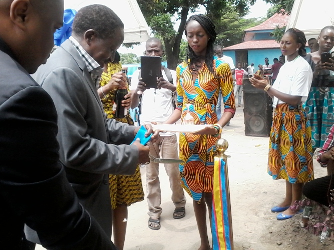 Cérémonie d’inauguration du Centre Moseka