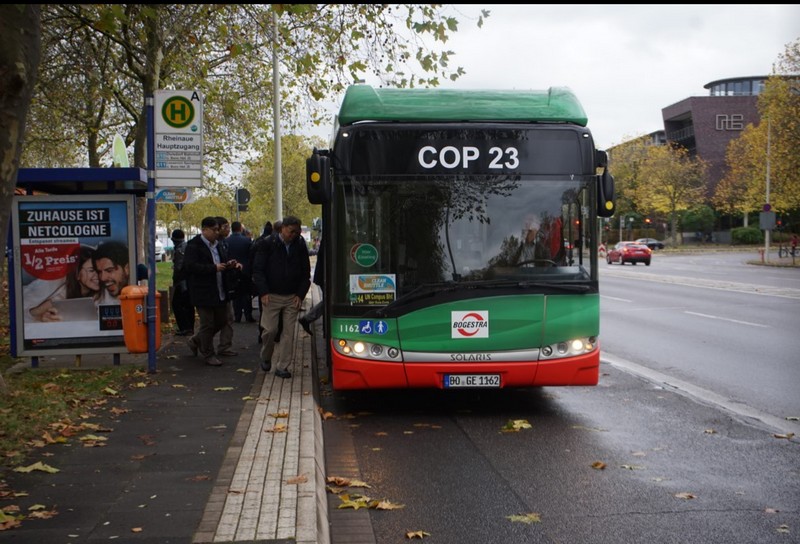 COP23 Navette gratuite entre Bula Zone des conférences et Bonn Zone des stands d' expositions