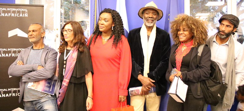 Claudia Haïdara-Yoka, présidente et les membres du jury de la 15e édition du Festival International du Film Panafricain 