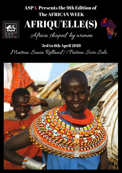 Visuel Semaine africaine 2018 organisée par l'association Sciences Po pour l'Afrique