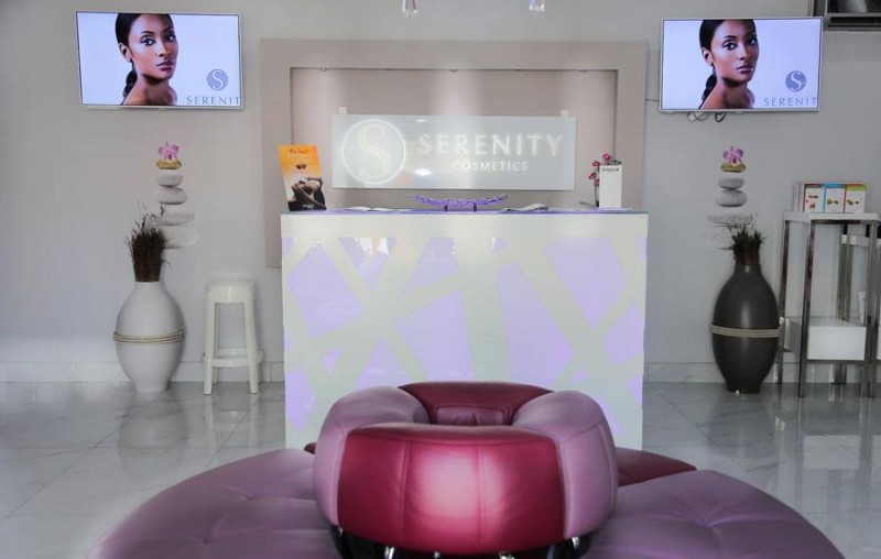 Accueil du Serenity Spa à Brazzaville