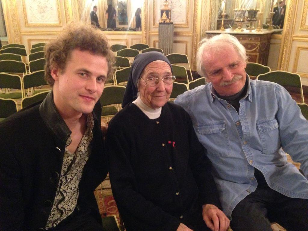  Léonard Le Cloarec, Soeur Marguerite et Yann Arthus Bertrand