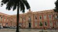 La façade du Musée afro-brésilien (Mafro) de Salvador de Bahia qui accueille l'exposition Kiebe-Kiebe