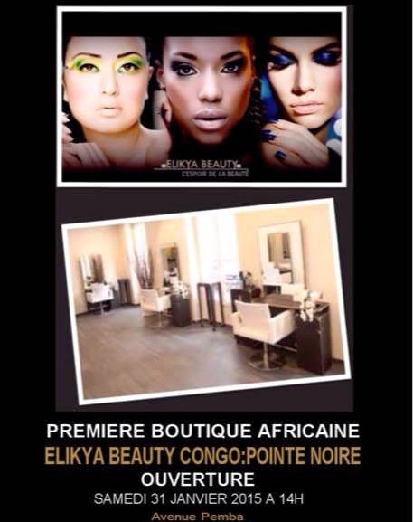 Visuel concept beauté "Elikya Cosmetics à Pointe-Noire